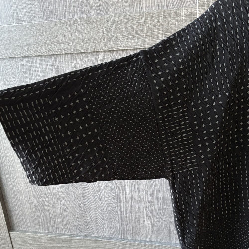 J. Jill Black and Gray Crew Neck Sweater - Picture 5 of 7